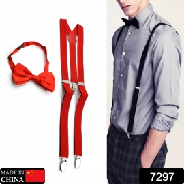 Fashion Accessories Suspenders for Men | Button Pant Braces Clothes Accessory with Elastic, Y Back Design