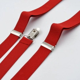 Fashion Accessories Suspenders for Men | Button Pant Braces Clothes Accessory with Elastic, Y Back Design