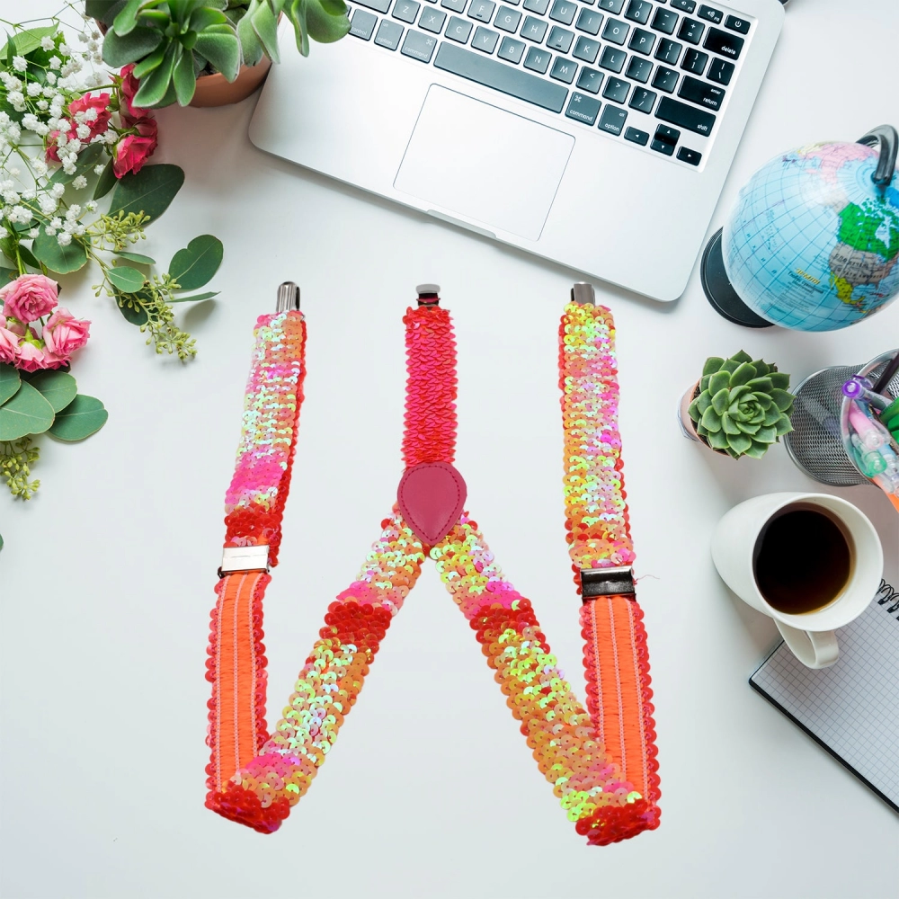 Suspenders Clips Men, Women Adjustable Clip Suspenders for Adults | Party Suspenders