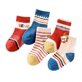 Socks Breathable Thickened Classic Simple Soft Skin Friendly For Kids