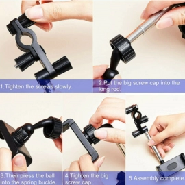 2 in 1 Universal Car Mobile Holder | Car Phone Holder with Refillable Aromatic Tablet