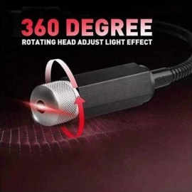 USB Star Projector Night Light, Adjustable Romantic Interior Car Lights