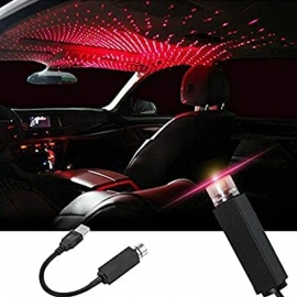 USB Star Projector Night Light, Adjustable Romantic Interior Car Lights
