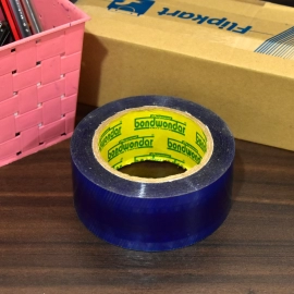 Blue Tape For Packaging Gifts And Products For Shipping And Delivering Purposes Etc.