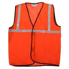 Orange Safety Jacket For Having Protection Against Accidents Usually in Construction Area's