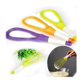 Plastic Whisk Mixer For Milk, Coffee, Egg, Juice Balloon Whisk