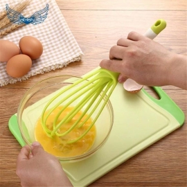 Plastic Whisk Mixer For Milk, Coffee, Egg, Juice Balloon Whisk