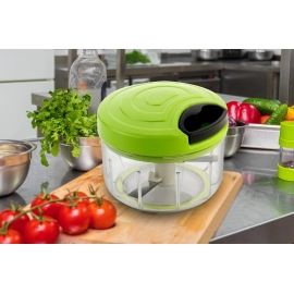 Manual Food Chopper, Compact and Powerful Hand Held Vegetable Chopper, Blender