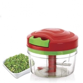 Manual Food Chopper, Compact and Powerful Hand Held Vegetable Chopper, Blender