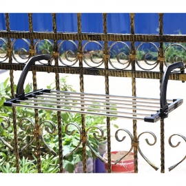 Steel Small Hanging Rack Cloth Drying Rack for Home, Balcony, and Window