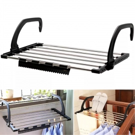 Steel Small Hanging Rack Cloth Drying Rack for Home, Balcony, and Window