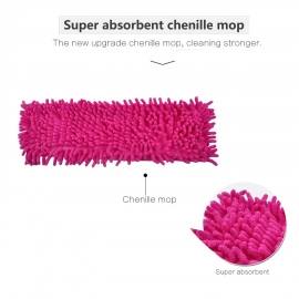 Wet and Dry Cleaning Flat Microfiber Floor Cleaning Mop with Extra Refil | 123cm x 47cm