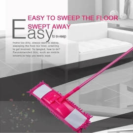 Wet and Dry Cleaning Flat Microfiber Floor Cleaning Mop with Extra Refil | 123cm x 47cm