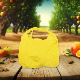 REUSABLE INSULATED GROCERY SHOPPING PLASTIC BAG WASHABLE AND FOLDABLE