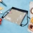 MULTIPURPOSE PLASTIC WATERPROOF POUCH BAG, TRANSPARENT STADIUM BAG