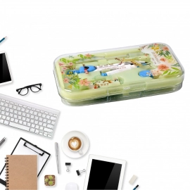 MATH COMPASS SET 8Pc STUDENT DRAWING LEARNING STATIONERY RULER