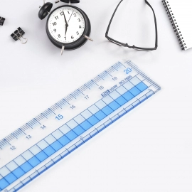 Transparent Ruler, Plastic Rulers, for School Classroom, Home, or Office