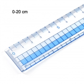 Transparent Ruler, Plastic Rulers, for School Classroom, Home, or Office