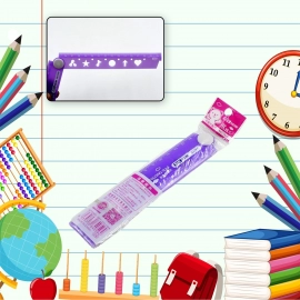 Fold Up Plastic Ruler 17cm Fold up For Kids Stationery Products