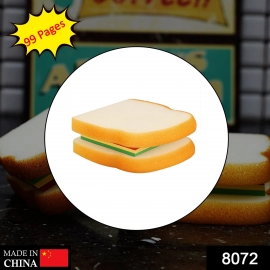 Sandwich Shaped Notepad | Sticky Notes | Memo Pads, Unique Mini Notes | Multicolor
