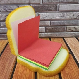 Sandwich Shaped Notepad | Sticky Notes | Memo Pads, Unique Mini Notes | Multicolor