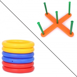 13 Pc Ring Toss Game Widely Used By Childrens And Kids For Playing