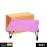 Study Table Pink widely Used by Kids and Childrens for Studying and Learning Purposes