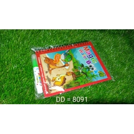 Magic Water Quick Dry Book Water Coloring Book Doodle With Magic Pen Painting Board