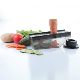 Ganesh Plastic Vegetable Slicer Cutter| Black