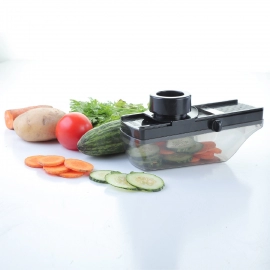 Ganesh Plastic Vegetable Slicer Cutter| Black