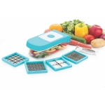 Ganesh 7 in 1 Plastic Vegetable Dicer | Blue