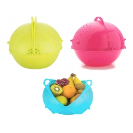 Ganesh Fruit and vegetable basket Plastic Fruit and Vegetable Basket