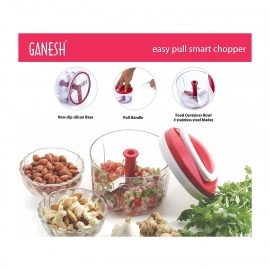 Ganesh Chopper Vegetable Cutter Red | 650 ml