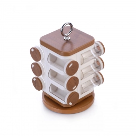 Ganesh 12 Jar Revolving Spice Rack Masala Box