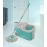 Spin Mop with Bigger Wheels and Plastic Auto Fold Handle for 360 Degree Cleaning