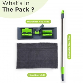 Multipurpose Wet And Dry Cleaning Microfiber Flat MOP Floor Cleaning Mop