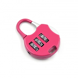 3-Digit Travel Combination Lock of Zinc Alloy, Small Safe Combination Padlock Resettable Number Lock Small Colorful Code Locks