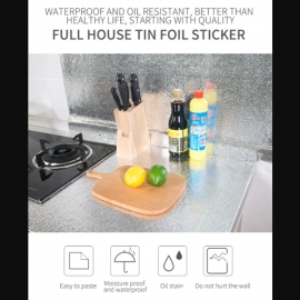2 Meter Aluminium Foil Sticker Used In All Kitchen Purposes
