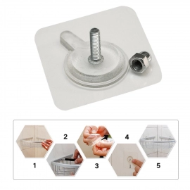Adhesive Screw Wall Hook Used in All Kinds of Places Including Household and Offices