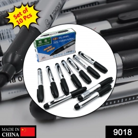 10 Pc Black Marker Used In All Kinds of School, College and Official Places