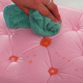 Pink 3D Adhesive wallpaper for Living Room