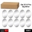 10PC BIG OVAL ADHESIVE BATHROOM MIRROR WALL