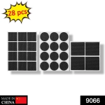 28 pc Rubber furniture Pads Self Sticking Non Slip Furniture Noise Insulation Pads