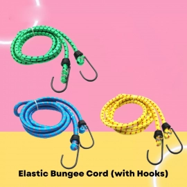 High Strength Elastic Bungee, Shock Cord Cables | Luggage Tying Rope with Hooks