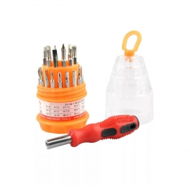 SCREWDRIVER SET, STEEL 31 IN 1 WITH 30 SCREWDRIVER BITS, PROFESSIONAL MAGNETIC DRIVER SET(SET OF 4PC) 