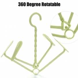 Hanging Shoe Rack Rotating Four Hooks Portable Drying Shoe Rack