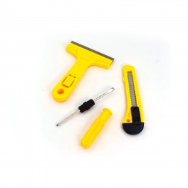 Glass Scraper Razor Blade, Paint Scraper, Window scraper for Remover Tool Set | 3Pc