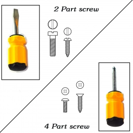 Cross Rim Wrench, Way Car Wheel Screws Wrench Brace Spanner With Mini Screwdriver Repair Tools