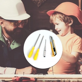 Screwdriver And PVC Sheet Perspex Cutter Cutting Tool (Pack Of 4)