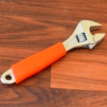 Adjustable Wrench With Heavy Duty Handle